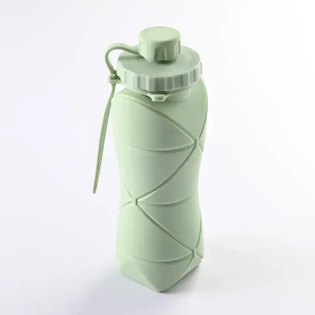 Folding water cup outdoor, compact and portable design for easy travel and adventure.